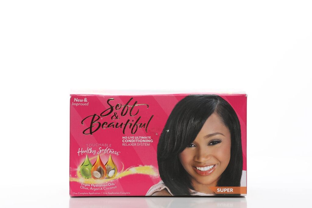 Soft & Beautiful NO LYE ULTIMATE CONDITIONING RELAXER SYSTEM SUPER