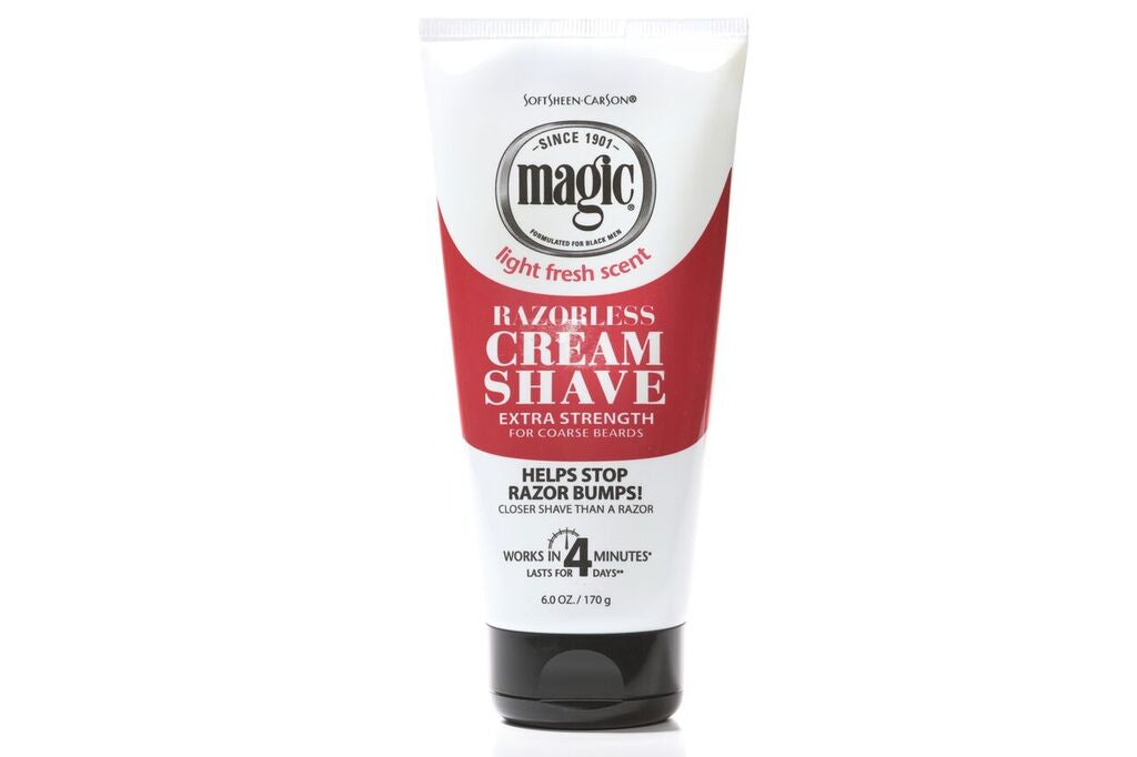 Magic  RAZORLESS CREAM SHAVE EXTRA STRENGTH FOR COURSE BEARDS