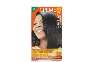 CREME OF NATURE MOISTURE RICH HAIR COLOR NATURAL BLACK