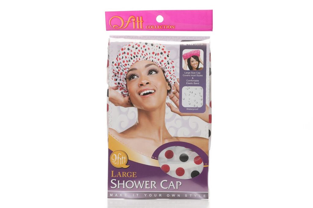 Qfitt LARGE SHOWER CAP ASSORT