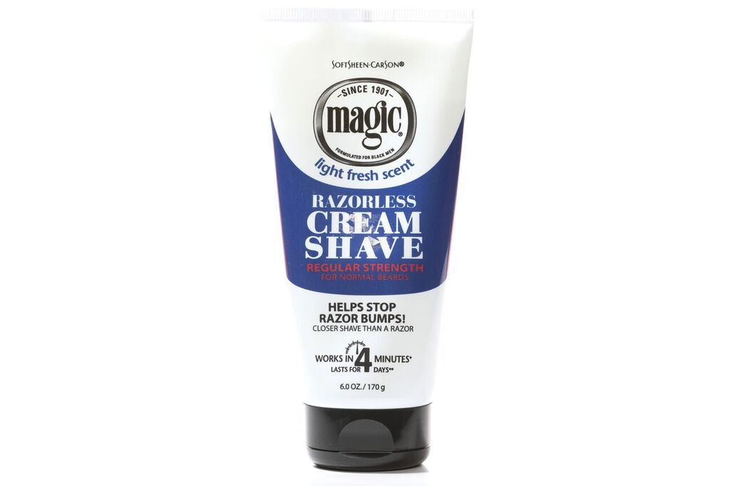 Magic RAZORLESS CREAM SHAVE REGULAR STRENGTH FOR NORMAL BEARDS