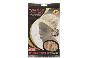 Qfitt MAKE YOUR OWN WIG CROCHET BRAID WIG CAP NATURAL COLOR