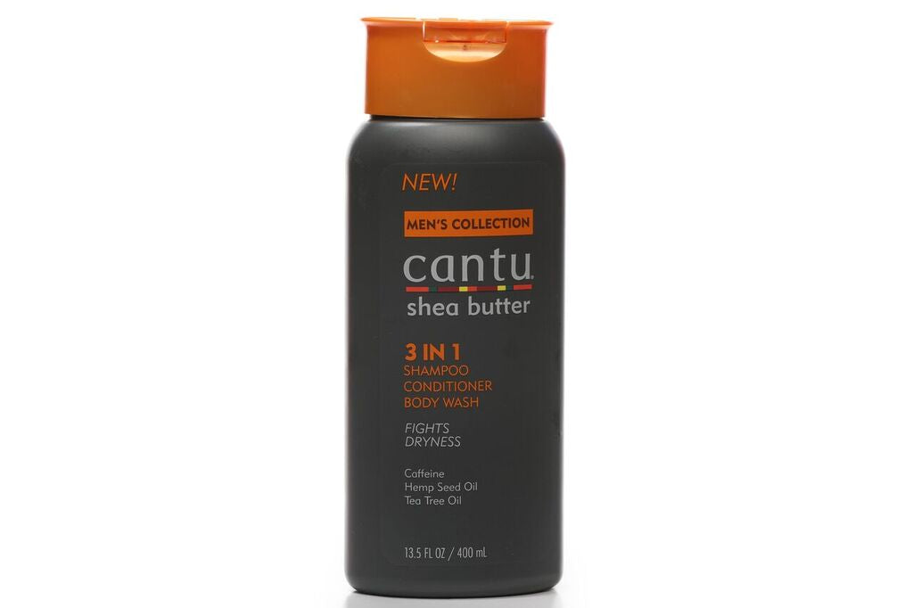 Cantu For Men 3 IN 1 Shampoo Conditioner Body Wash