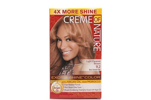 CREME OF NATURE EXOTIC SHINE COLOR Light Carmel Brown